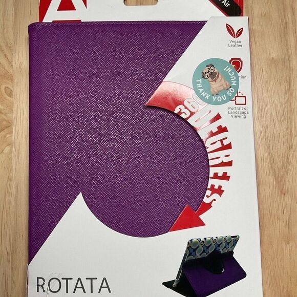 NEW Aduro Leather Cover Silicone Shell Rotating Stand Case for iPad Air 10.5" - Picture 10 of 10